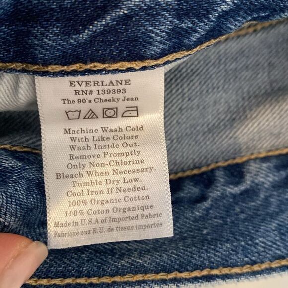 Everlane The 90's Cheeky Jean Size 25 Ankle Cut - Picture 12 of 16